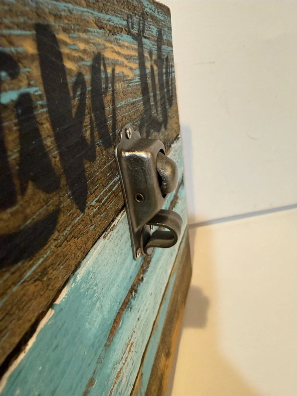 NWT Lake Life Rustic Blue Wood Wall Decor
